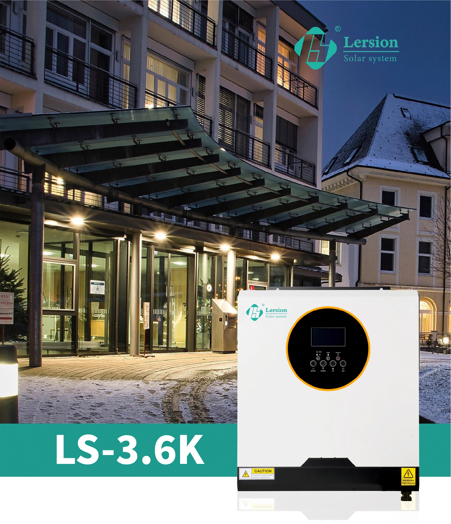  LS-1.2-3.6KW High-frequency Solar Inverter
